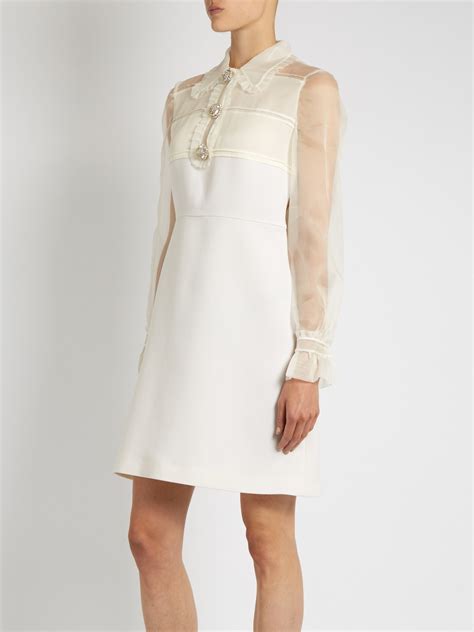 miu miu embellished wool dress|Miu Miu Dresses .